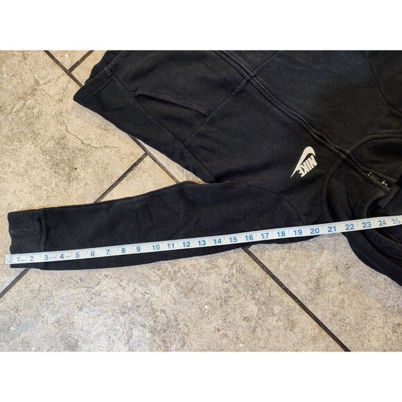 Nike Girls Full Zip Hoodie Jacket Black Size Small Sweater Comfortable And Cool - Picture 4 of 15